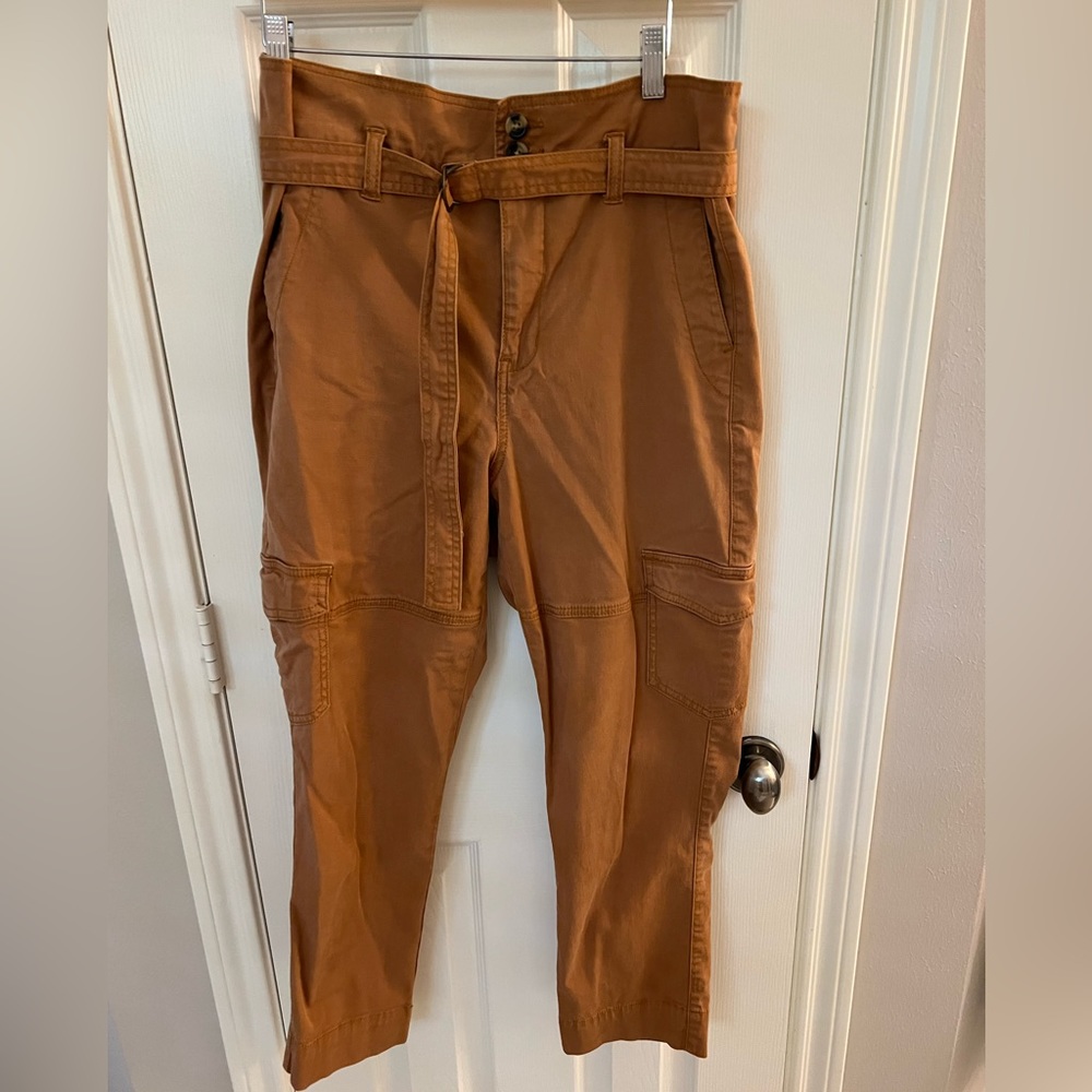 Cabi paper bag cargo pants